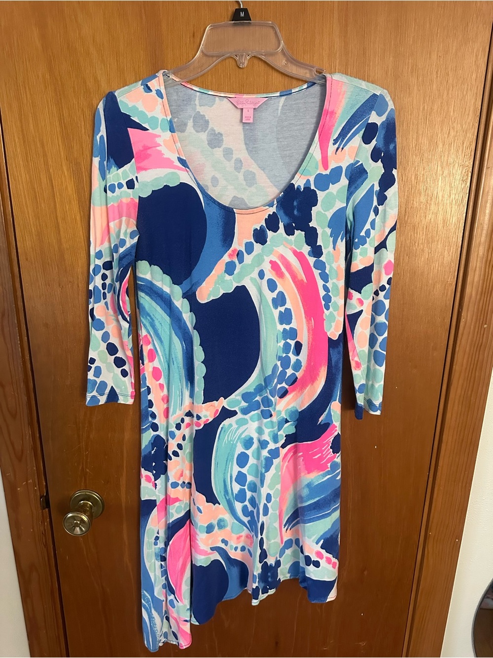 Lilly Pulitzer Ariana Asymmetric Swing Dress Multi Ocean Jewels Sea Life S